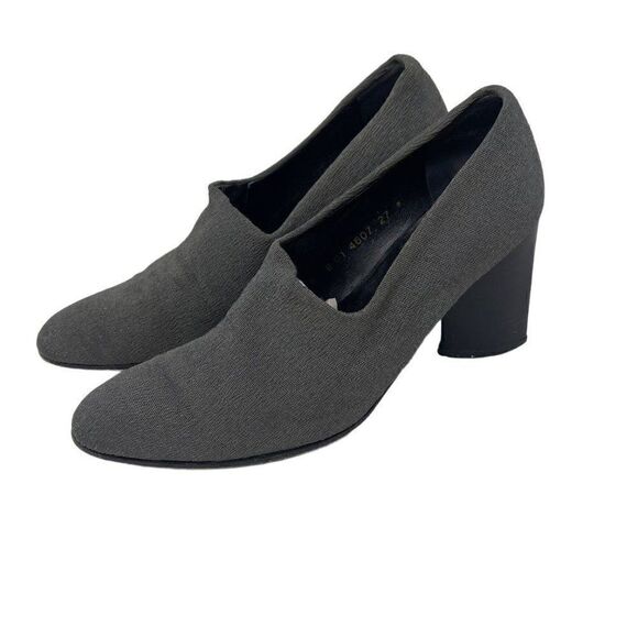 Robert Clergerie gray heels 5.5B BoxE leather lined - Picture 9 of 9